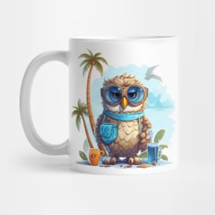 Owl on Vacation #3 Mug